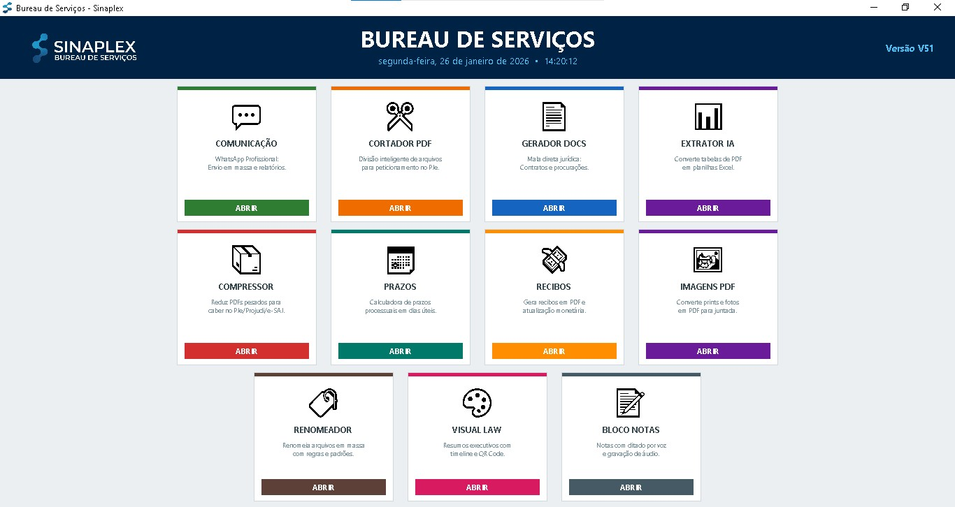 Bureau Sinaplex Dashboard